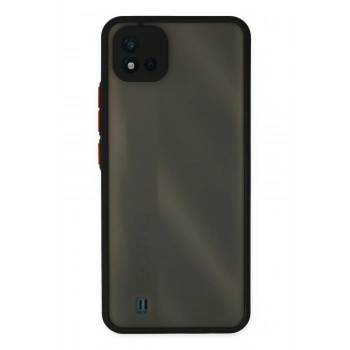Mey İthalat®  Realme C11 2021 Kılıf Montreal Silikon Kapak - Siyah