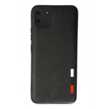 Mey İthalat®  Realme C11 Kılıf Loop Deri Silikon - Siyah