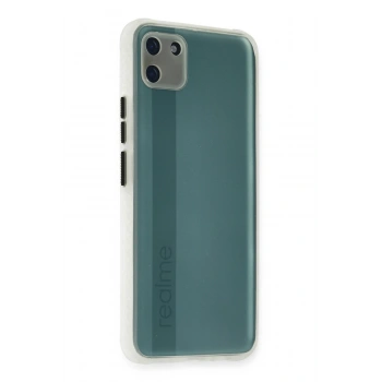 Mey İthalat®  Realme C11 Kılıf Miami Şeffaf Silikon - Şeffaf