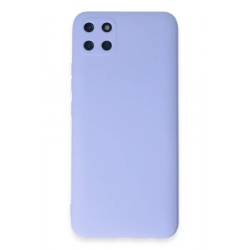 Mey İthalat®  Realme C11 Kılıf Nano içi Kadife Silikon - Lila