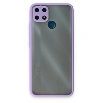 Mey İthalat®  Realme C25 Kılıf Montreal Silikon Kapak - Mor