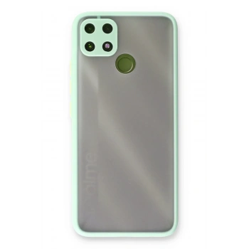 Mey İthalat®  Realme C25 Kılıf Montreal Silikon Kapak - Turkuaz