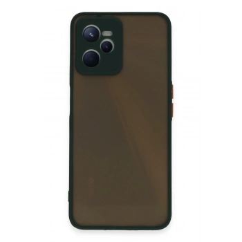 Mey İthalat®  Realme C35 Kılıf Montreal Silikon Kapak - Yeşil