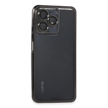 Mey İthalat®  Realme C53 Kılıf  Lensli Silikon - Siyah