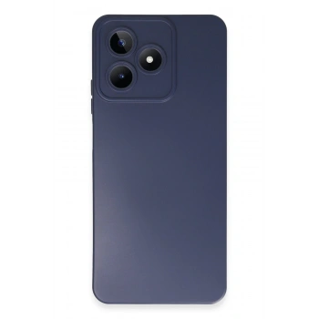 Mey İthalat®  Realme C53 Kılıf Nano içi Kadife Silikon - Lacivert