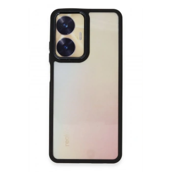 Mey İthalat®  Realme C55 Kılıf Dora Kapak - Siyah
