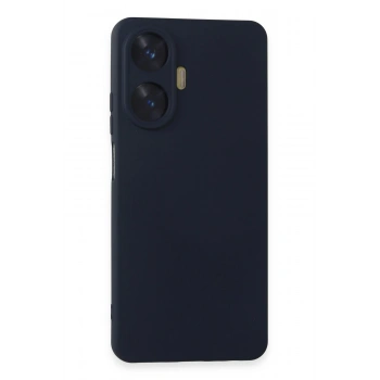 Mey İthalat®  Realme C55 Kılıf Nano içi Kadife Silikon - Lacivert