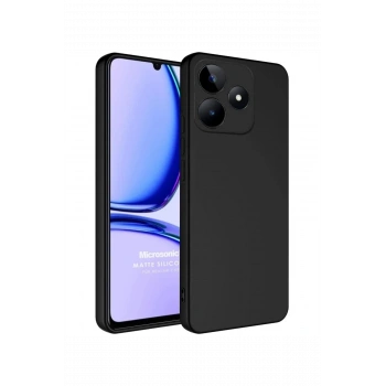 Mey İthalat®  Realme C61 Kılıf First Silikon - Siyah