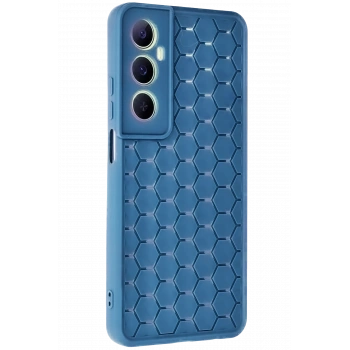 Mey İthalat®  Realme C65 Kılıf Petek Silikon Kapak - Mavi