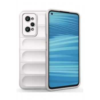 Mey İthalat®  Realme GT2 5G Kılıf Optimum Silikon - Krem