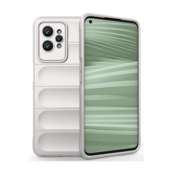 Mey İthalat® Realme GT2 Pro 5G Kılıf Optimum Silikon - Krem