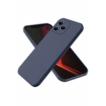 Mey İthalat®  Realme Note 50 4G Kılıf First Silikon - Lacivert