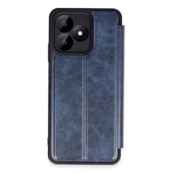 Mey İthalat®  Realme Note 50 4G Kılıf Flip Cover - Lacivert