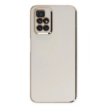 Mey İthalat®   Redmi 10 2022 Kılıf Volet Silikon - Beyaz