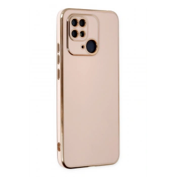 Mey İthalat®   Redmi 10C Kılıf Volet Silikon - Pembe