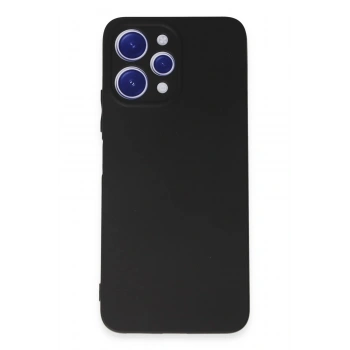 Mey İthalat® Redmi 12 Kılıf First Silikon - Siyah