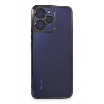 Mey İthalat®   Redmi 12 Kılıf  Lensli Silikon - Mor