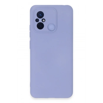 Mey İthalat®   Redmi 12C Kılıf Nano içi Kadife Silikon - Lila