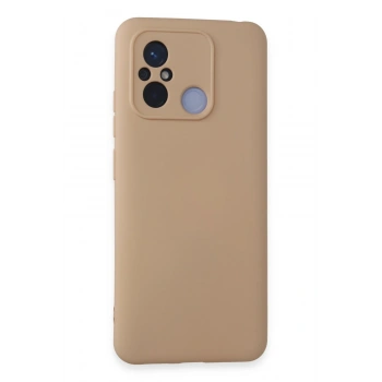 Mey İthalat®   Redmi 12C Kılıf Nano içi Kadife Silikon - Pudra