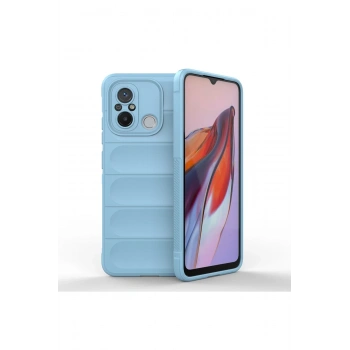 Mey İthalat®   Redmi 12C Kılıf Optimum Silikon - Sky Blue