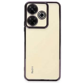Mey İthalat® Redmi 13 4G Kılıf Lensli Silikon - Mor