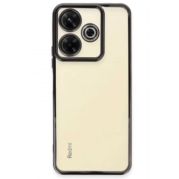 Mey İthalat® Redmi 13 4G Kılıf Lensli Silikon - Siyah