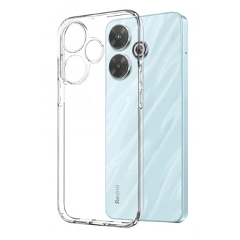 Mey İthalat®   Redmi 13 4G Kılıf Lüx Şeffaf Silikon