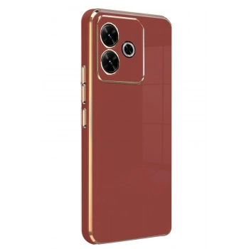 Mey İthalat®   Redmi 13 4G Kılıf Volet Silikon - Kırmızı