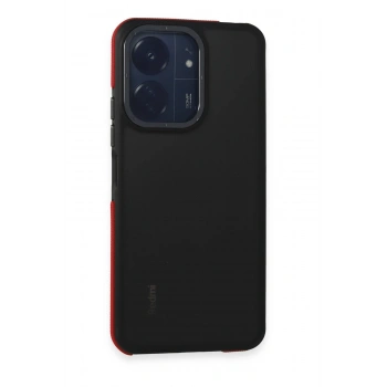 Mey İthalat®   Redmi 13C Harvel Kapak - Kırmızı