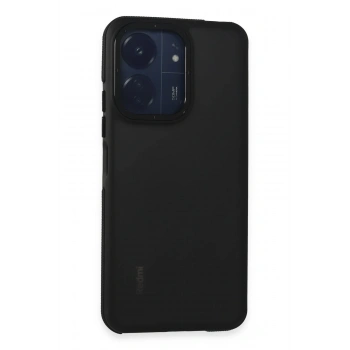 Mey İthalat®   Redmi 13C Harvel Kapak - Siyah