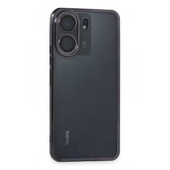 Mey İthalat® Redmi 13C Kılıf Lensli Silikon - Mor