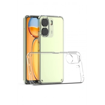 Mey İthalat®   Redmi 13C Kılıf Lüx Şeffaf Silikon