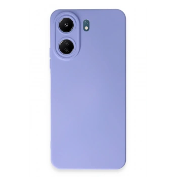 Mey İthalat®   Redmi 13C Kılıf Nano içi Kadife Silikon - Lila
