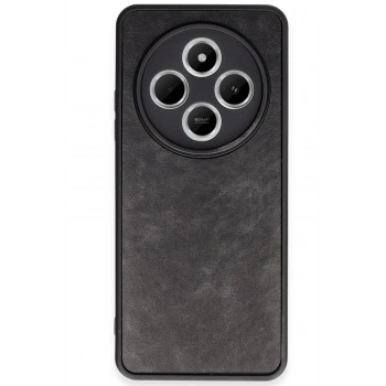 Mey İthalat®   Redmi 14C Kılıf Aras Deri Kapak - Siyah