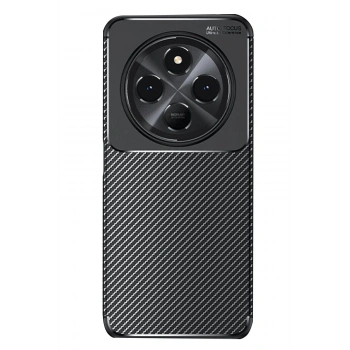 Mey İthalat®   Redmi 14C Kılıf Auto Focus Karbon Kapak - Siyah