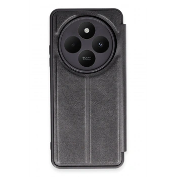 Mey İthalat®   Redmi 14C Kılıf Flip Cover - Siyah