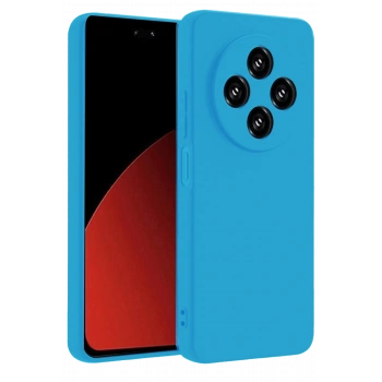 Mey İthalat®   Redmi 14C Kılıf Nano içi Kadife Silikon - Mavi