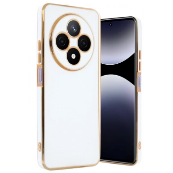 Mey İthalat®   Redmi 14C Kılıf Volet Silikon - Beyaz
