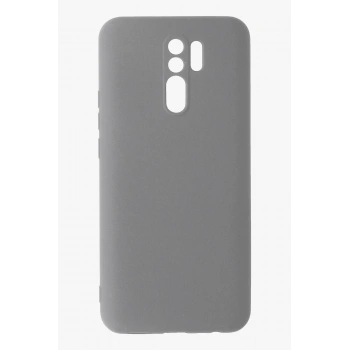 Mey İthalat®   Redmi 9 Kılıf Nano içi Kadife Silikon - Gri
