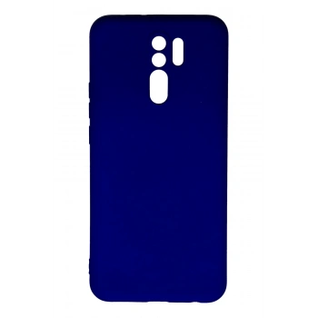 Mey İthalat®   Redmi 9 Kılıf Nano içi Kadife Silikon - Lacivert