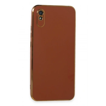 Mey İthalat®   Redmi 9A Kılıf Volet Silikon - Kırmızı
