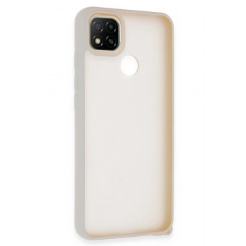Mey İthalat®   Redmi 9C Kılıf Elegant Kapak - Pudra