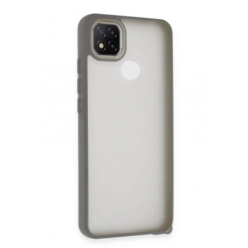 Mey İthalat®   Redmi 9C Kılıf Elegant Kapak - Titan Gri
