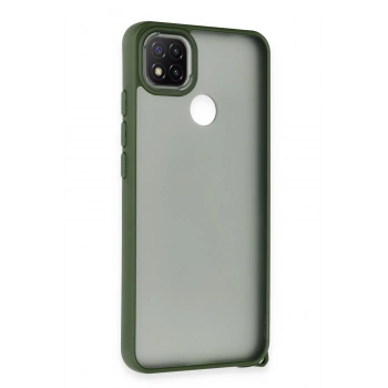 Mey İthalat® Redmi 9C Kılıf Elegant Kapak - Yeşil