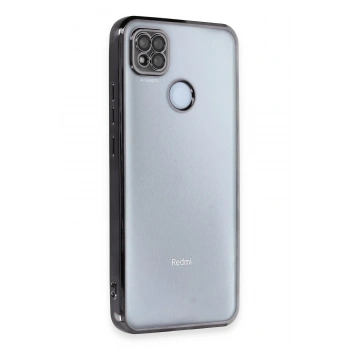 Mey İthalat®   Redmi 9C Kılıf  Lensli Silikon - Siyah