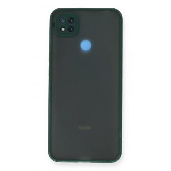 Mey İthalat®   Redmi 9C Kılıf Montreal Silikon Kapak - Yeşil