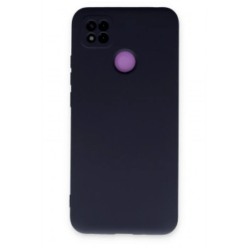 Mey İthalat®   Redmi 9C Kılıf Nano içi Kadife Silikon - Lacivert
