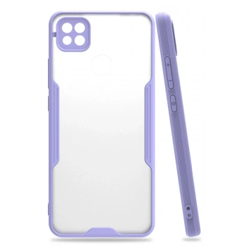 Mey İthalat®   Redmi 9C Kılıf Platin Silikon - Lila