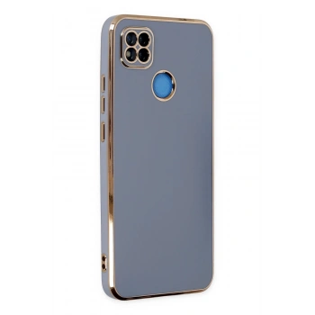 Mey İthalat®   Redmi 9C Kılıf Volet Silikon - Mavi