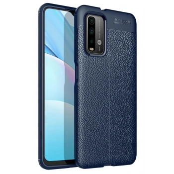 Mey İthalat®   Redmi 9T Kılıf Auto Focus Kapak - Lacivert